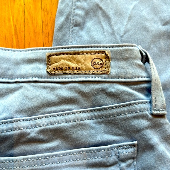 AG Adriano Goldschmied Womens 26 Reg The Stilt Cigarette Leg Jeans Neon Blue 26R - Picture 8 of 12